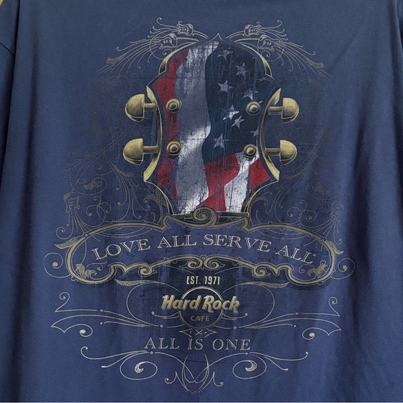 Hard Rock Cafe Men's T-Shirt Bundle Baltimore & Las Vegas Blue White Size Medium - Picture 9 of 16